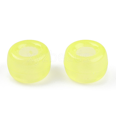 Transparent & Luminous Plastic Beads KY-T025-01-H08-1