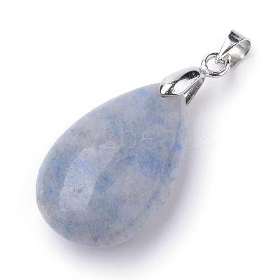 Natural Quartz Pendants G-S243-18-1