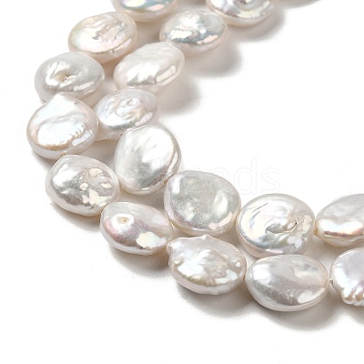 Natural Baroque Pearl Keshi Pearl Beads Strands PEAR-E016-007-1