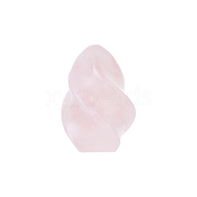 Torch Natural Rose Quartz Display Decorations DJEW-WH0042-08A-03-1