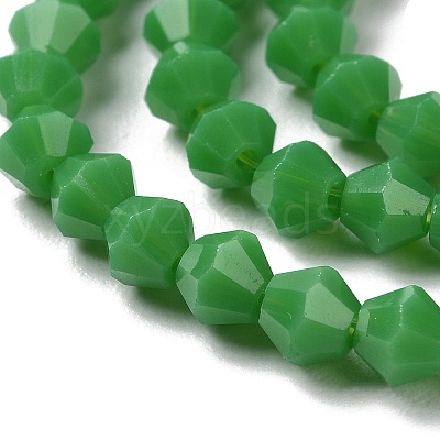 Opaque Solid Color Imitation Jade Glass Beads Strands LS-GLAA-F029-P4mm-08-1