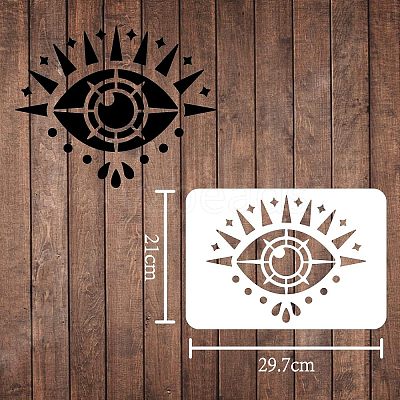 Large Plastic Reusable Drawing Painting Stencils Templates DIY-WH0202-065-1