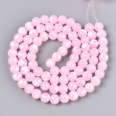Baking Paint Glass Beads X1-DGLA-N015-10mm-02-1