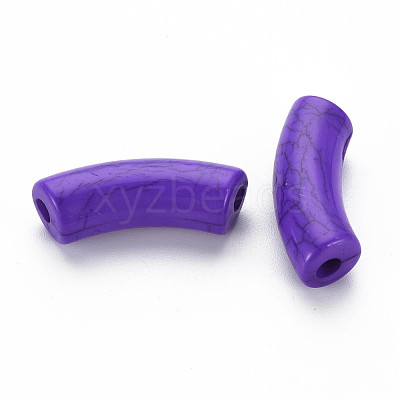 Opaque Crackle Acrylic Beads MACR-S372-001N-004-1