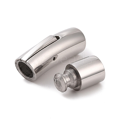 Non-Tarnish 316 Surgical Stainless Steel Bayonet Clasps STAS-G241-05P-1