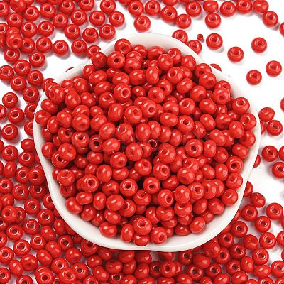 Imitation Jade Glass Seed Beads SEED-Z001-A-B12-1