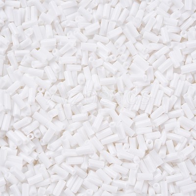 Opaque Colours Glass Bugle Beads SEED-N005-001-B06-1