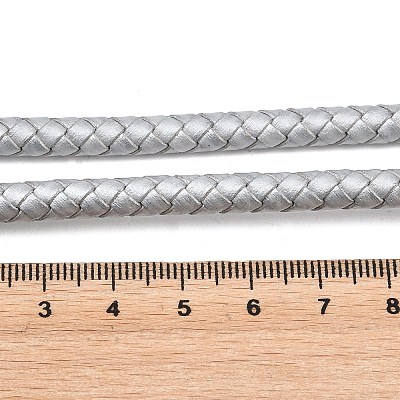 Braided Leather Cord with Core WL-F009-6mm-05-1