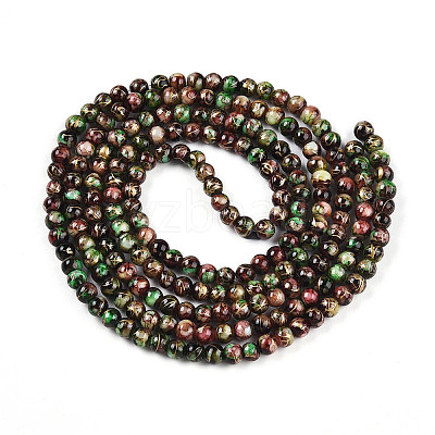 Baking Paint Glass Beads X1-DGLA-N003-4mm-B07-1