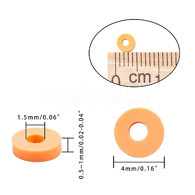 Handmade Polymer Clay Beads CLAY-PH0001-09-1