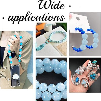 3 Strands Natural Chalcedony Beads Strands G-NB0002-66-1
