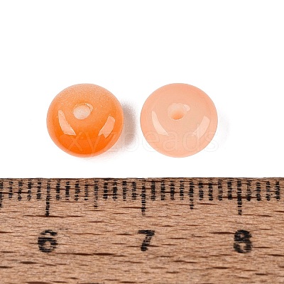 Baking Paint Imitation Jade Glass Beads GL-N006-01B-05-1