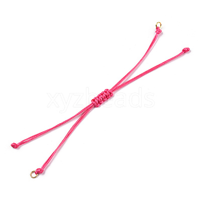 Korean Waxed Polyester Cord Braided Bracelets X1-MAK-T010-05G-1