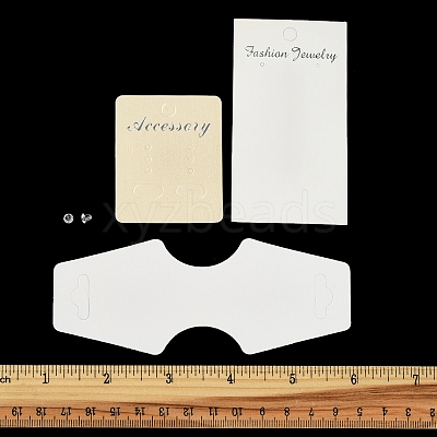 60Pcs 3 Styles Paper Displays Cards Sets FIND-FS0001-43-1