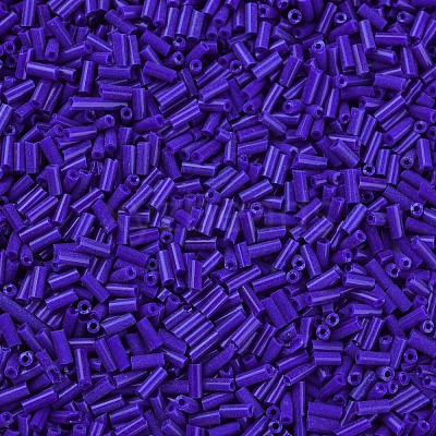 Opaque Colours Glass Bugle Beads SEED-N005-001-B02-1