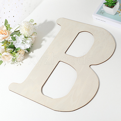 Letter Unfinished MDF Sheets WOOD-WH20012-008B-1