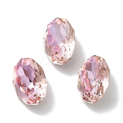 Glass Rhinestone Cabochons RGLA-G020-02B-D508-1