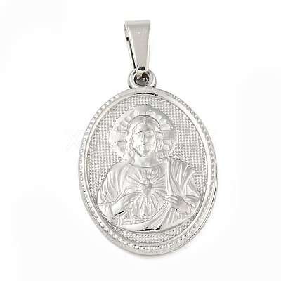 Non-Tarnish 304 Stainless Steel Pendants STAS-B071-02A-06P-1
