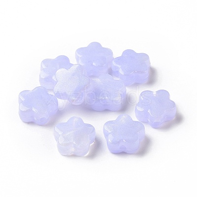 Opaque Acrylic Beads OACR-E014-13H-1