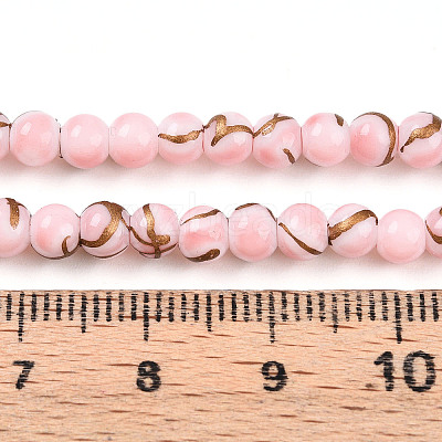 Baking Paint Glass Beads X1-DGLA-N010-4mm-01-1