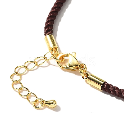 Nylon Milan Cord Necklace Making MAK-M028-01G-20-1
