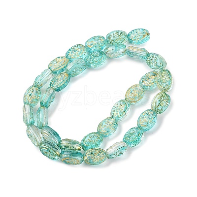 Transparent Glass Beads Strands GLAA-F114-05C-1