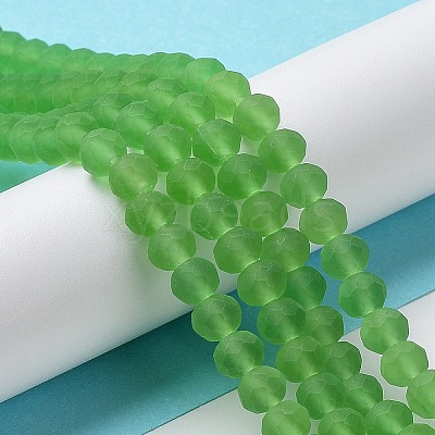 Transparent Glass Beads Strands X-EGLA-A034-T4mm-MD11-1