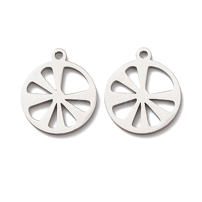 Hollow 304 Stainless Steel Pendants STAS-C176-04P-1