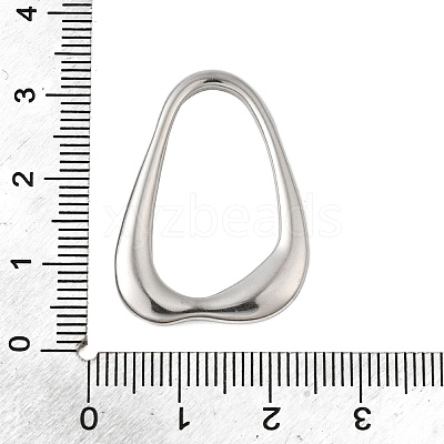 304 Stainless Steel Pendants STAS-V012-02P-1