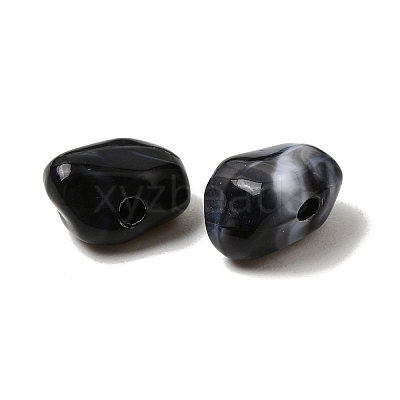 Opaque Acrylic Imitation Gemstone Beads OACR-G061-04J-1