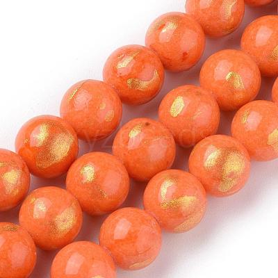 Natural Mashan Jade Beads Strands G-F670-A05-10mm-1