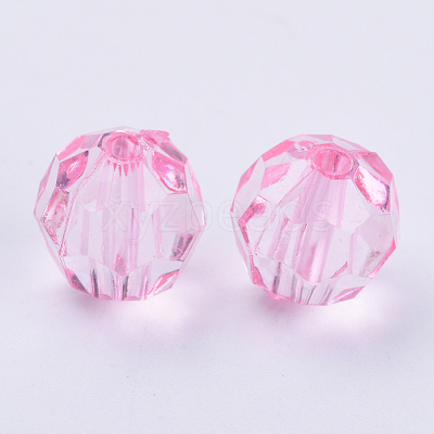 Transparent Acrylic Beads TACR-Q257-14mm-V03-1