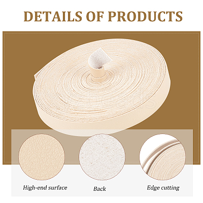 Flat PU Leather Cord LC-WH0008-02A-1