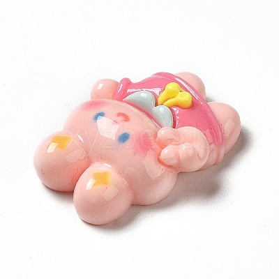 Cartoon Opaque Resin Cabochons LS-RESI-C030-02D-1