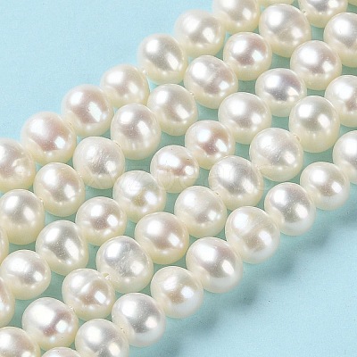 Natural Cultured Freshwater Pearl Beads Strands PEAR-E018-39-1