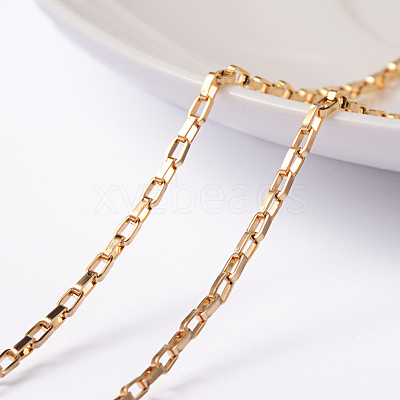 3.28 Feet Ion Plating(IP) 304 Stainless Steel Venetian Chains X-CHS-H007-27G-1