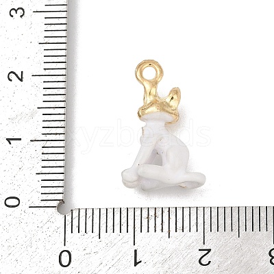 Alloy Enamel Pendants PALLOY-R160-01G-02-1