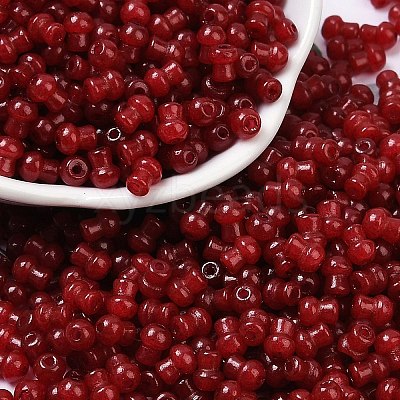 Transparent Colours Glass Seed Beads SEED-R001-01E-1