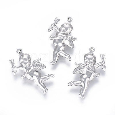 Tarnish Resistant 304 Stainless Steel Pendants X-STAS-F227-10-MP-1