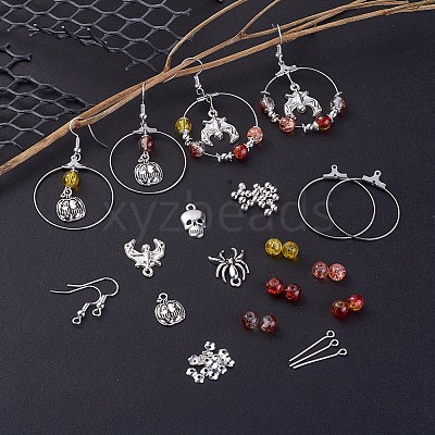 DIY Halloween Style Earring Making DIY-X0098-97-1