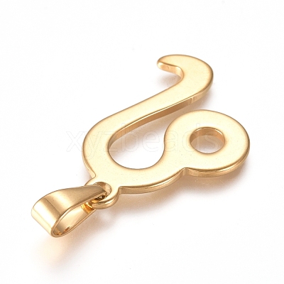 304 Stainless Steel Pendants STAS-L210-06D-G-01-1