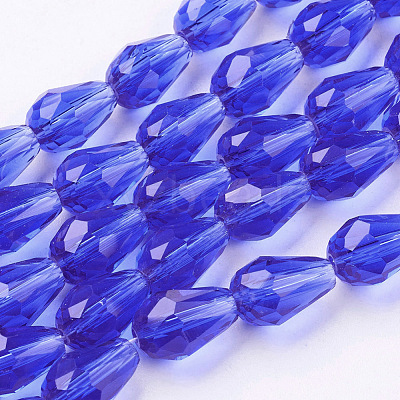 Glass Beads Strands X-GLAA-R024-11x8mm-3-1