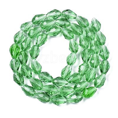 Glass Beads Strands EGLA-E010-10x15mm-14-1