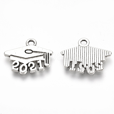 Tibetan Style Alloy Pendants TIBE-R316-145AS-RS-1