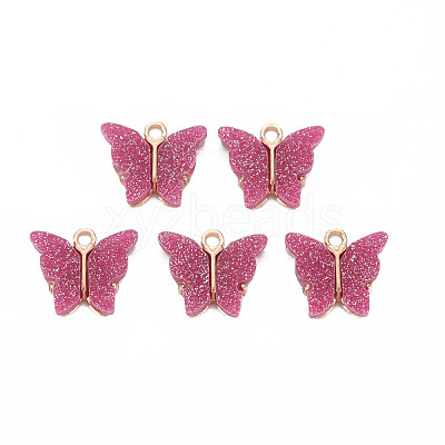 Resin Pendants PALLOY-T081-01F-RS-1