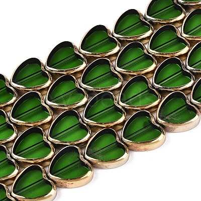 Electroplate Glass Beads Strands EGLA-T021-23D-1
