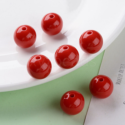 Opaque Acrylic Beads MACR-S370-C16mm-A14-1