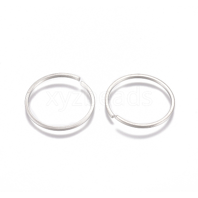 Tarnish Resistant 304 Stainless Steel Saw Cut Open Jump Rings X-STAS-G225-13P-01-1