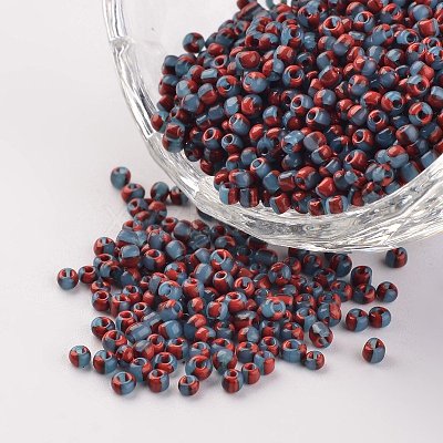 12/0 Opaque Colours Seep Glass Beads LS-SEED-M008-C28-1