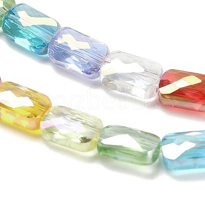 Electroplate Glass Beads Strands EGLA-P068-01A-11-1